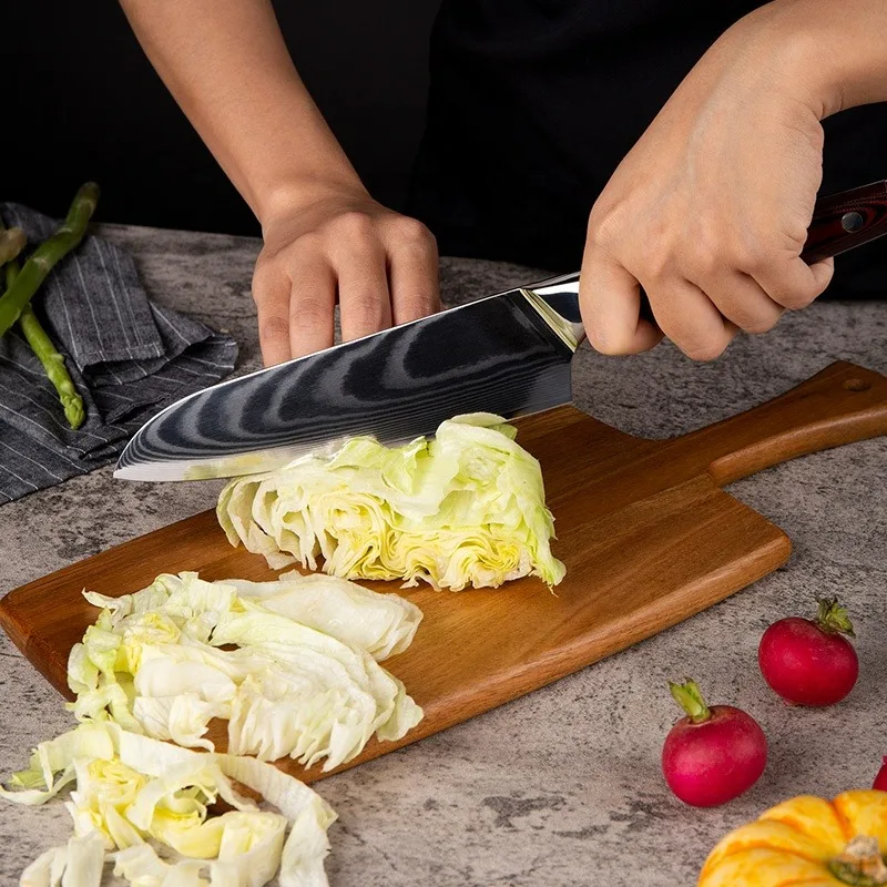 Zhang Xiaoquan 6 pcs Japanese VG10 Damascus Knife Series kitchen knife set