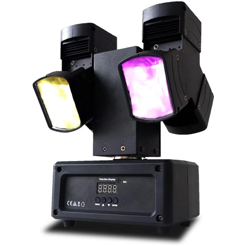 Hot Sale 6 x 10W RGBW LED Wheel Beam Laser Moving Head Light Professional Dmx Disco Lights for Dj Disco Party Nightclub Bar