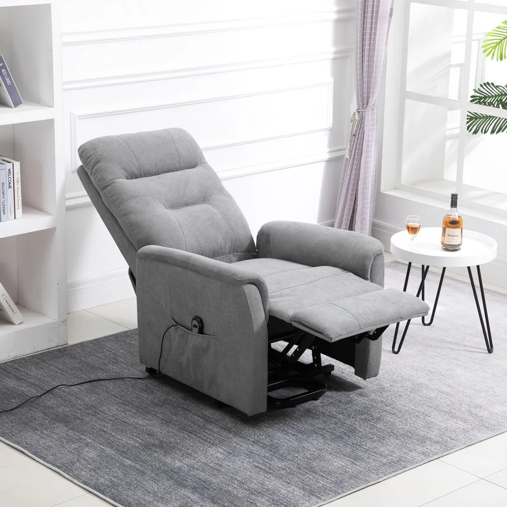 Fabric electric recliner power lift chair for elderly BLC-748