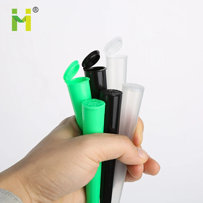 109mm 110mm small plastic pre rolled cones tube pop top