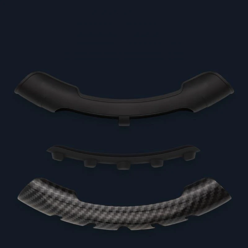 Hand Sweat Proof 38cm/15Inch Carbon Fiber Car Wheel Cover Anti-slip Silicone Steering Wheel Booster For Car Accessories