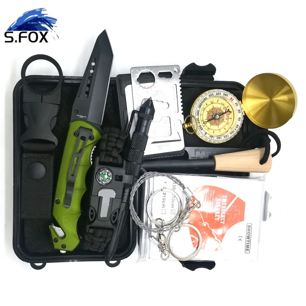 
Outdoor Multi Emergency Professional Survival Kit for Traveling Hiking Biking 