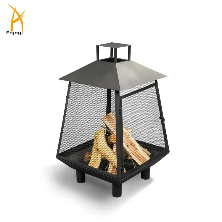 Pagoda wood burning fire pit