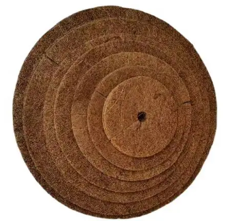 
18' Factory Price Coconut Mulch Cover Mulch Disc Plant Cover Coir Mat for home garden  (1600192056322)