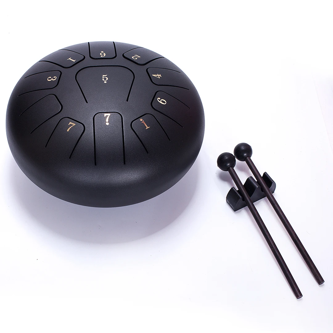 
Steel Tongue Drum Tank Drum Panda Drum 10 inch 11 notes 