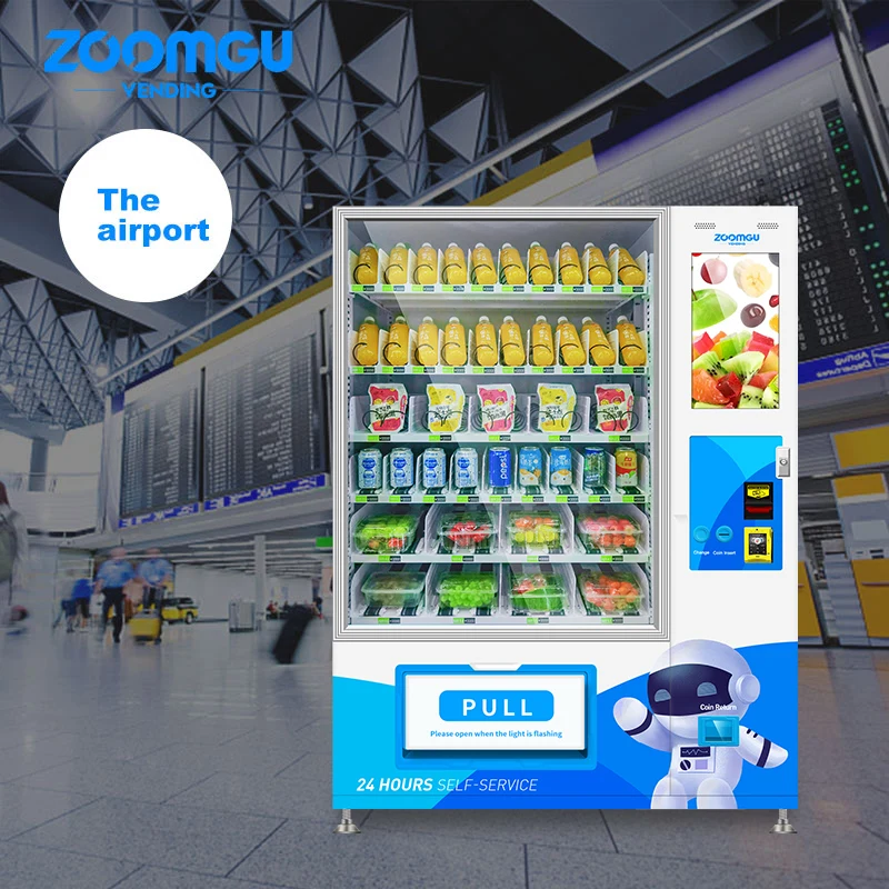  Zoomgu cb сертификат денежная карта монета функция changsha Охлажденный автоматический ленточный конвейер торговый автомат для сэндвичей с