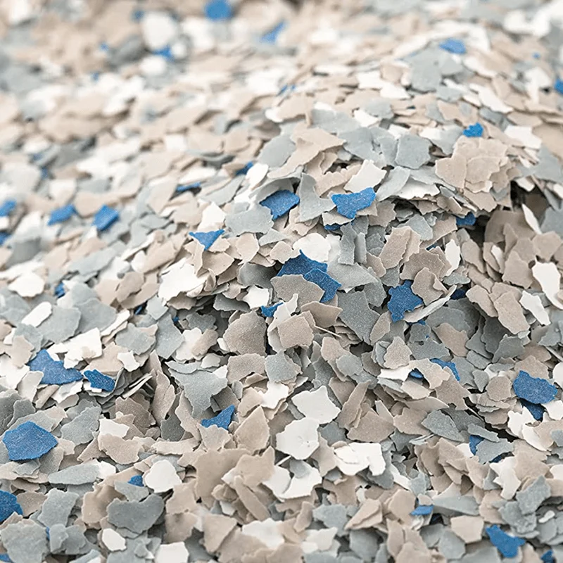 Composite Mica Flake Supplies Acrylic Flake Chips For Garage gym Epoxy floor Coating Home and commercial decoration