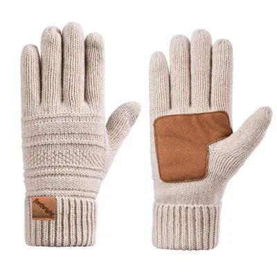 AGRADECIDO Women  3M Thinsulate Gloves Leather Palm Winter Fleece Lined Gloves