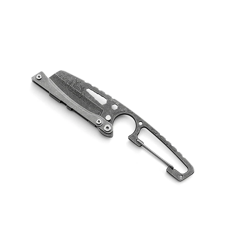 knife swiss army edc multi tool navajas damascus hunting keychain ring blanks fixed blade Survival Camping knife