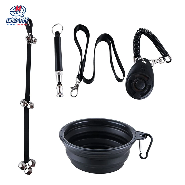 Training Behavior Aids Accessories Dog Training Kit Clicker Adjustable Ultrasonic Silent Dog Whistle With Lanyard