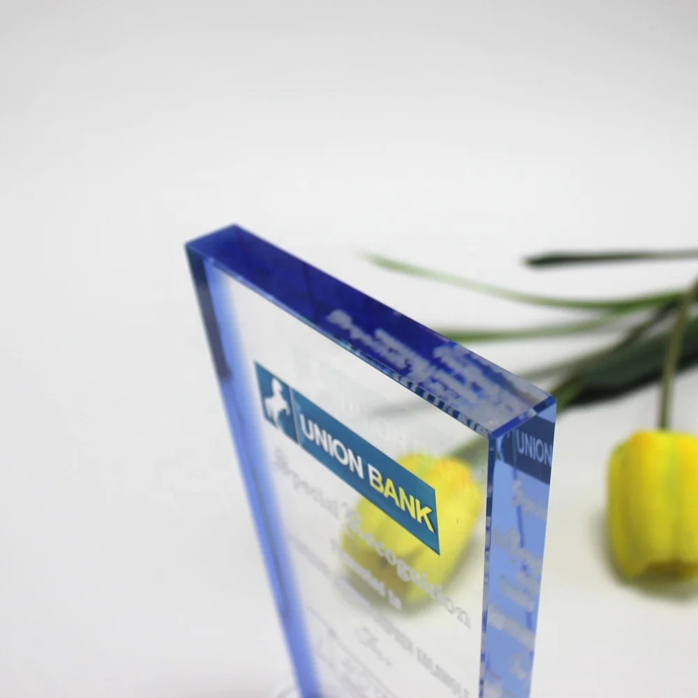 Wholesale Promotion Clear Optical Arch Blank Shield Crystal Awards Glass Trophy with Base Customized Logo Digital Printing 50pcs