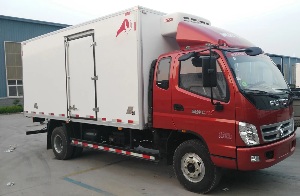 Front mount truck transport refrigeration cooling unit