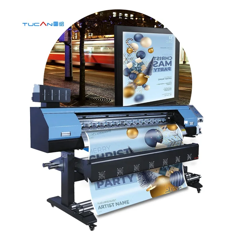 1.8m 1.9m 3.2m large format I3200 XP600 printhead eco solvent printing machine vinyl plotter eco solvent textile digital printer
