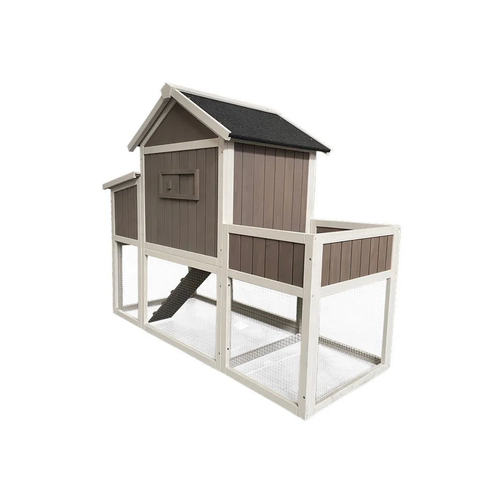 Natural Large Chicken Coops Backyard Chicken House with Planting Area