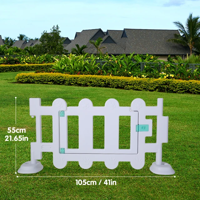 plastic fence gate ball pit kids play amusement park playground Plastic Backyard Playpen Soft Play Fence