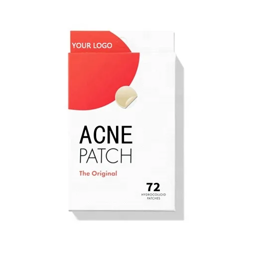 Skincare Manufacturer Invisible Hydrocolloid Acne Patches OEM Logo Korea Acne Patch Custom Large Circle Small Circle Acne Patch