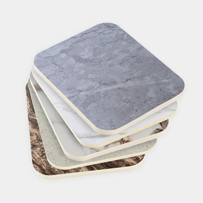 Waterproof Mirror Surface WPC Fiber Panel Bamboo Charcoal Mirror Surface Wall Panel For Beautiful Indoor Decoration