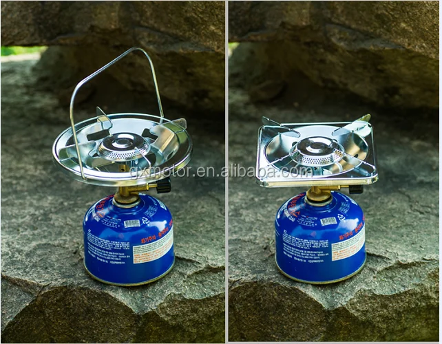 
Portable Camping Stove Picnic Stove Cookout Burner Cookware for 7/16 gas cartridge butane 220g/450g gas cartridge 