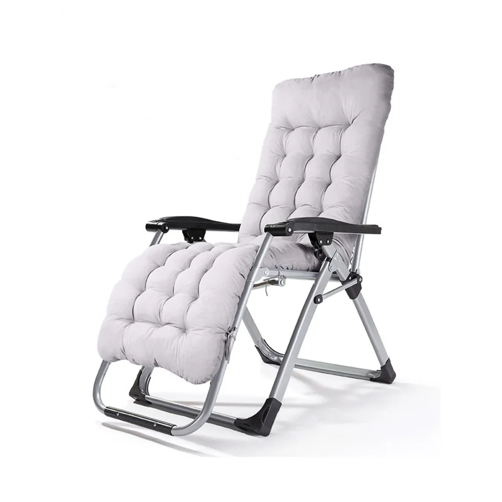 Новое поступление, складной Наклонный пляжный стул с подушкой