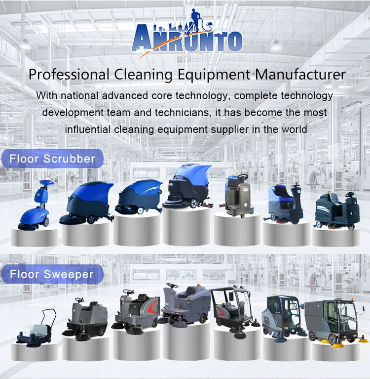 High Performance Durable Hand Push Floor Scrubber