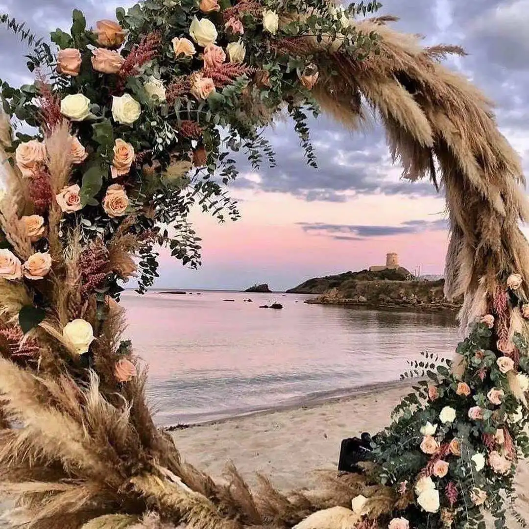 Fast Shipment Amazon Hot Selling Wholesale Flower Arrangement Wedding Home Decoration Dried Pampas Grass