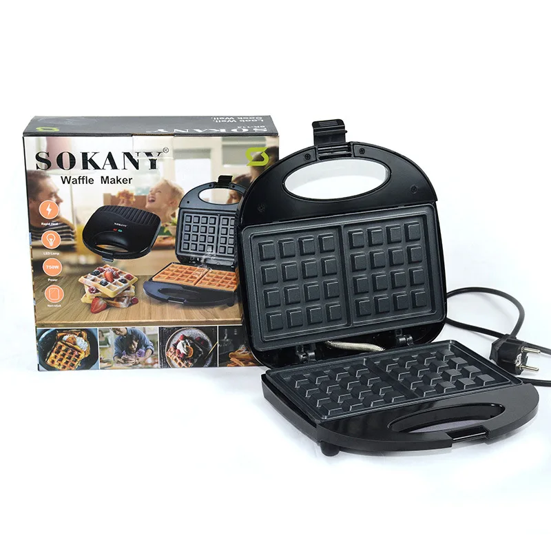 New Design Fashion Electric Breakfast Sandwich Maker Mini Waffle Makers Non Stick Sandwich Maker Breakfast machine