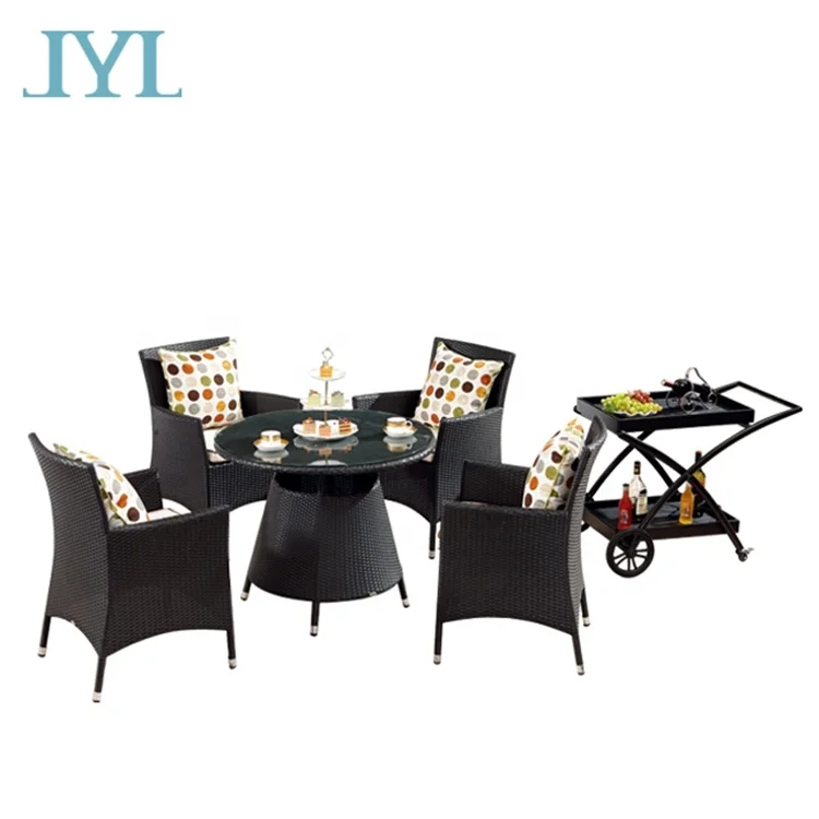 Садовая мебель для патио, водонепроницаемый комплект мебели для патио из ротанга