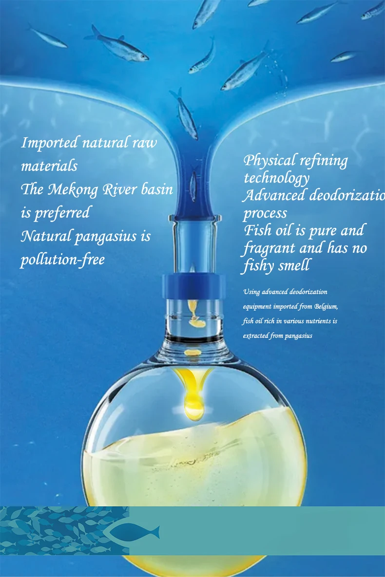 Manufacturer Supply Extra Virgin Pure and Natural Cold Pressed Carrier Wholesale Bulk Price Pangasius Fish Oil