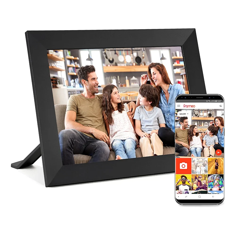 Whole Sales Jeno DM10 Classic Digital Picture Frame WiFi 10 Inch With Touch Screen