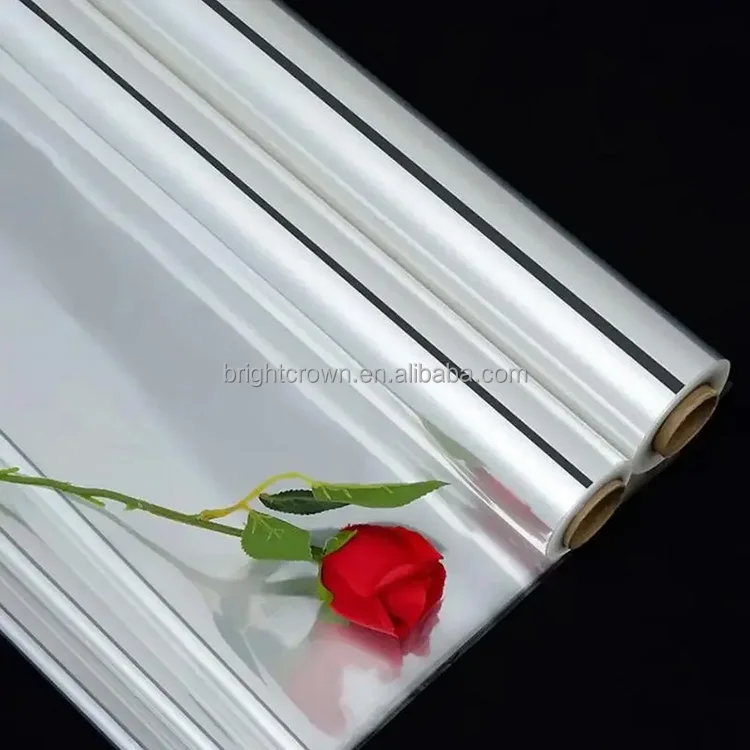 Colored cellophane Roll designer flower Cellophane bouquet Wrap Rolls for Gift Wrapping
