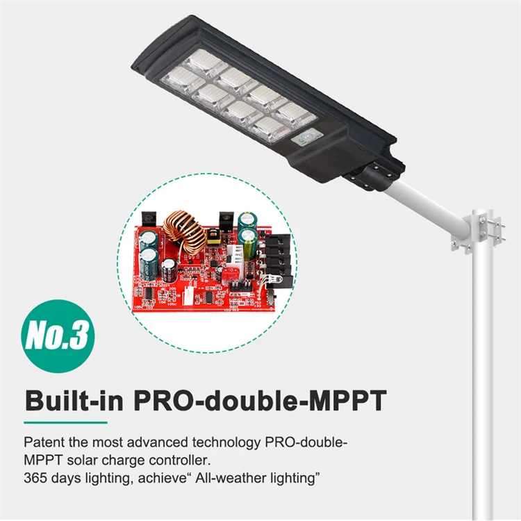 Освещение для парковки круга 30K Soalr Watt Power Smd High Lumen Led 300W солнечные уличные