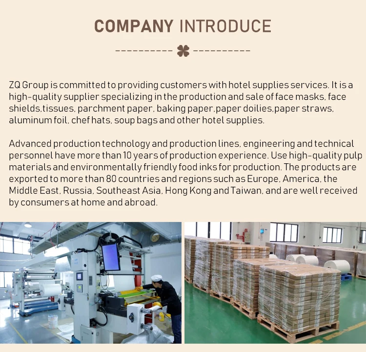 Food Packaging Greaseproof Paper