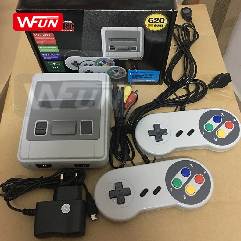  Семейная телевизионная приставка Plug & Play Super mini SFC 620 игровая консоль ретро видео игра для детей и взрослых
