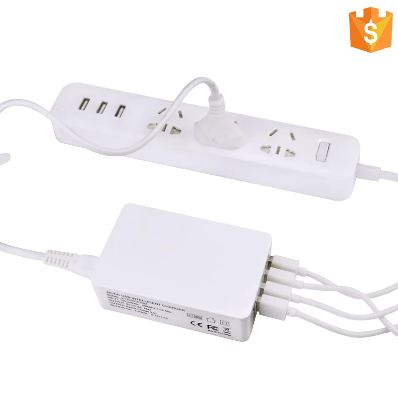  Сертификат CE SAA 63 Вт 5 портов Подставка для зарядки телефона с несколькими usb-портами Macbook