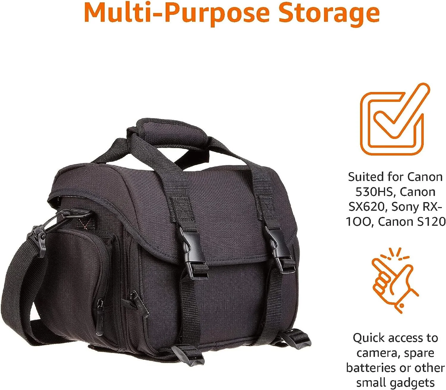 DSLR Camera Bags Waterproof Nylon Digital Shoulder Storage Bag Camera Dslr Bag Camera Case For Canon Nikon Sony Lens