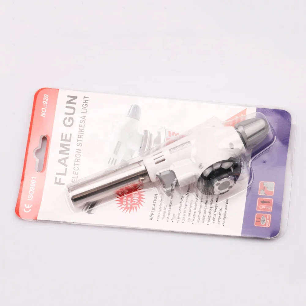 OUKE Miceo Jet Flame Torch Gun Lighter Welding Solder Iron Flame Gun for Cooking & BBQ
