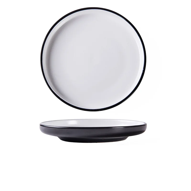 Nordic Style INS Ceramic Fruit Salad Deep Soup Dishes Plates Bowl