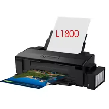 New Original EPSON L1800 A3+ 6-Color Sublimation Inkjet Printer Auto-Digital Flatbed for A4 Photos & Clothes 1-Year Warranty