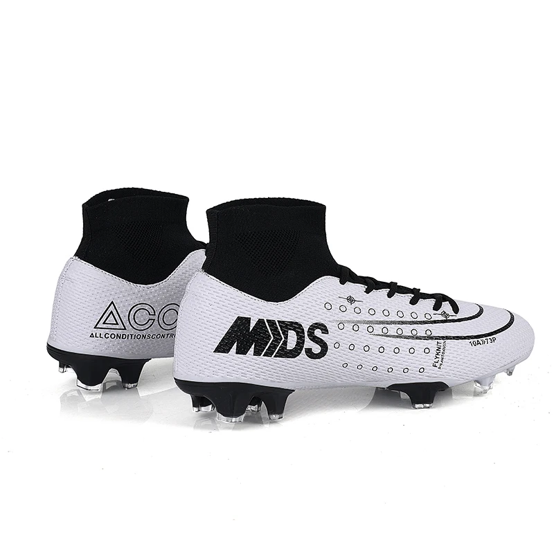 
Amazon Hotsale Futbol Shoes Unisex 36-45 Ankle Protect Soccer Shoes Durable TPU sole 