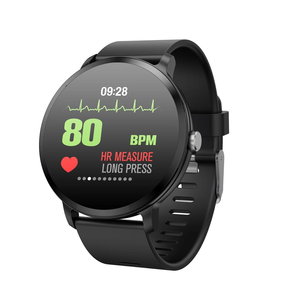 
V11 Smart watch IP67 waterproof Tempered glass Activity Fitness tracker Heart rate monitor BRIM Men women smartwatch 