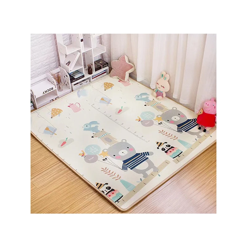 New design manufacturer promotional baby waterproof play xpe foam camping mat