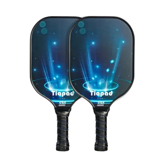 Indoor Outdoor Manufacturer Supply Carbon Fiber 3K 12K Pickleball Paddle Tennis Rackets OEM ODM Factory Paddles PP Honeycomb