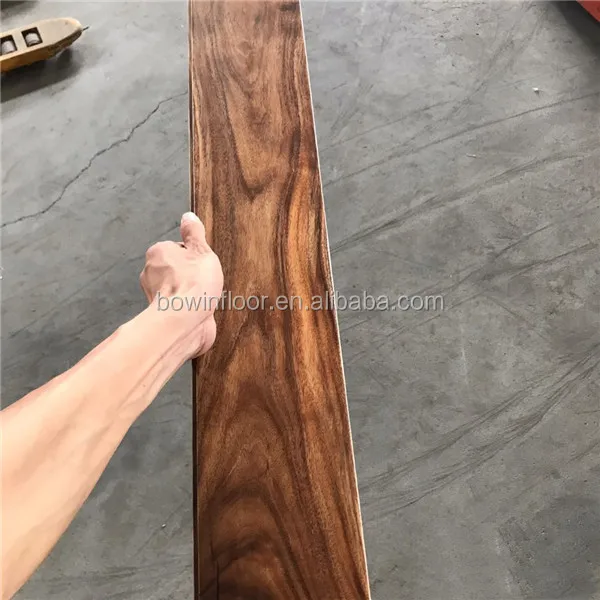 hand scraped interior wood Small leaf acacia home flooring  hardwood indoor floor