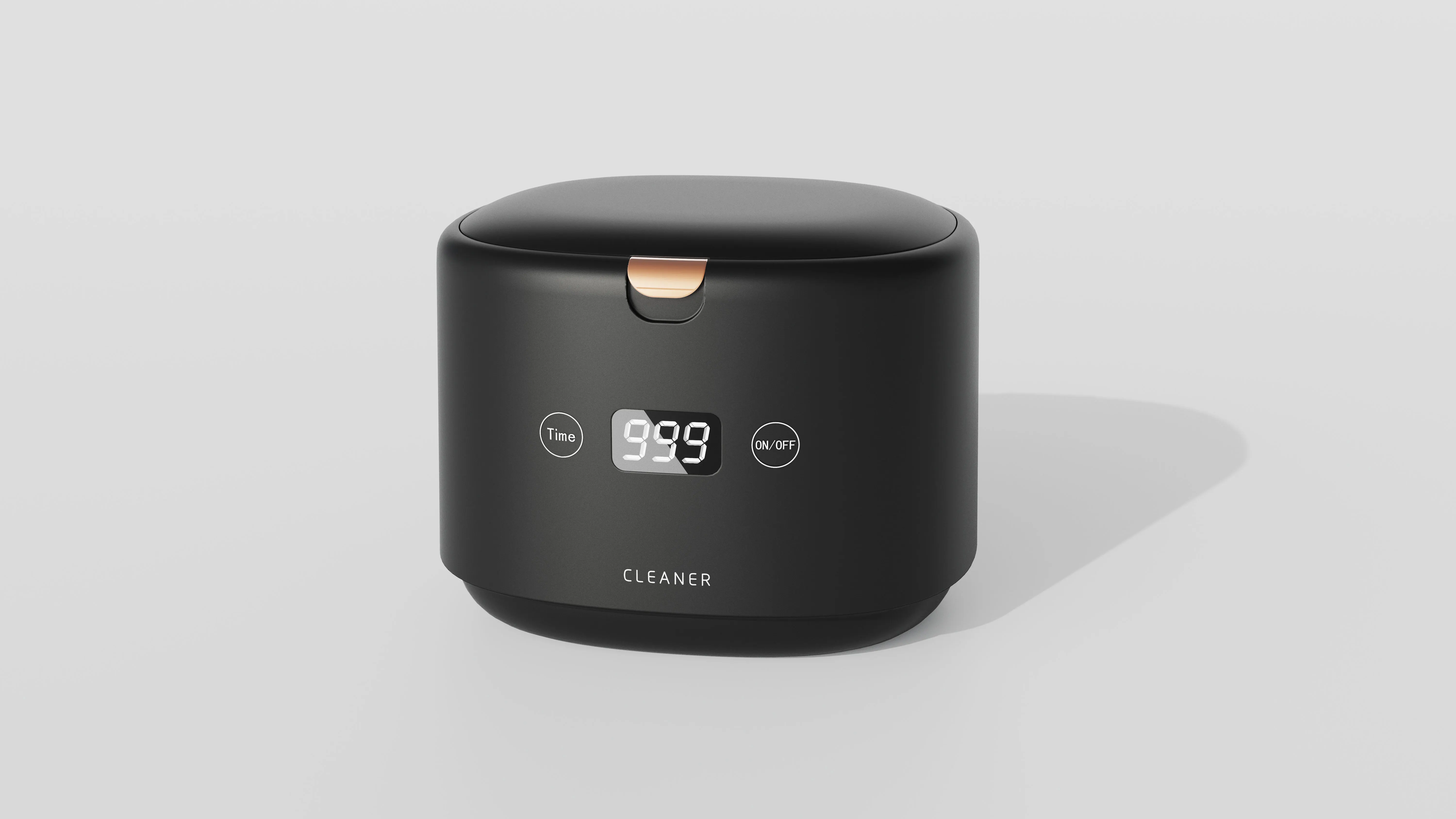 For teeth retainer denture cleaning mini ultrasonic cleaner 200ml home used portable 45KHz high power 35w