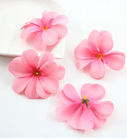 PU foam egg flower Hawaiian Foam artificial Frangipani For Headwear
