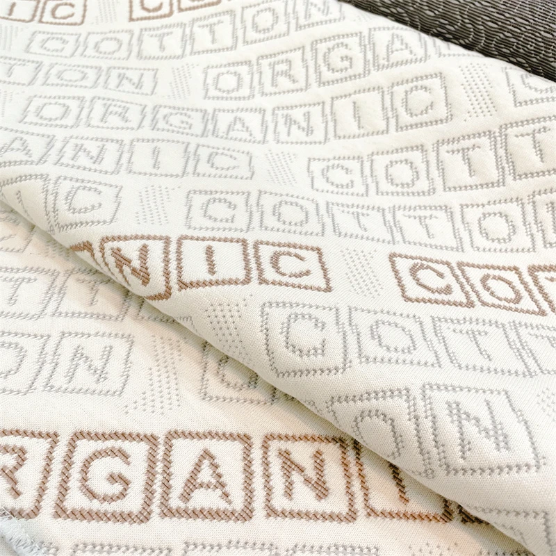 Anti-pilling Eco-friendly Knit Organic Cotton Mattress Fabric mattress cover organic Jacquard Mattress Fabric