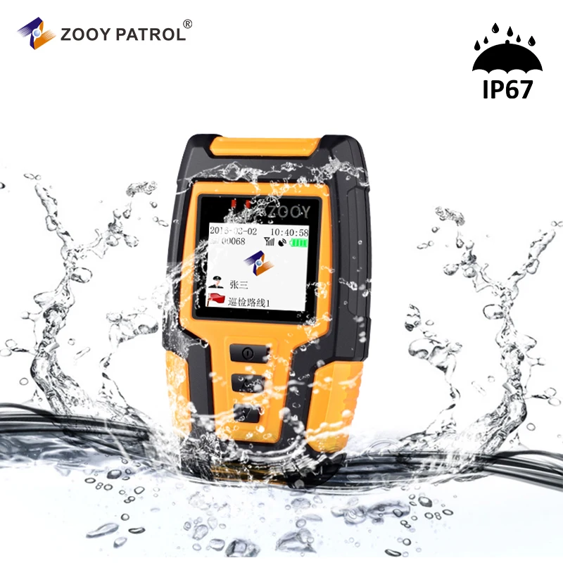 ZOOY Real-time Guard Tour System With Panic Button SOS alarm