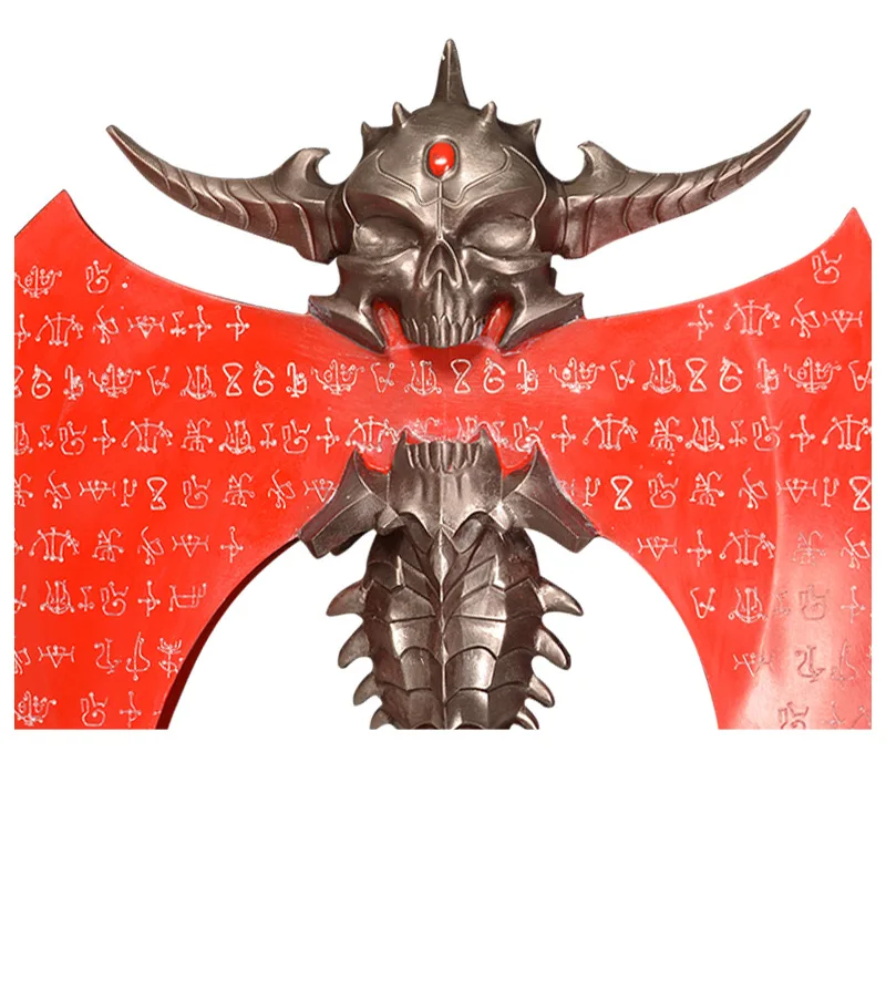 Popular 104cm 2.6kg PVC Collection Toy  Game DOOM Eternal Marauder Axe Cosplay Props