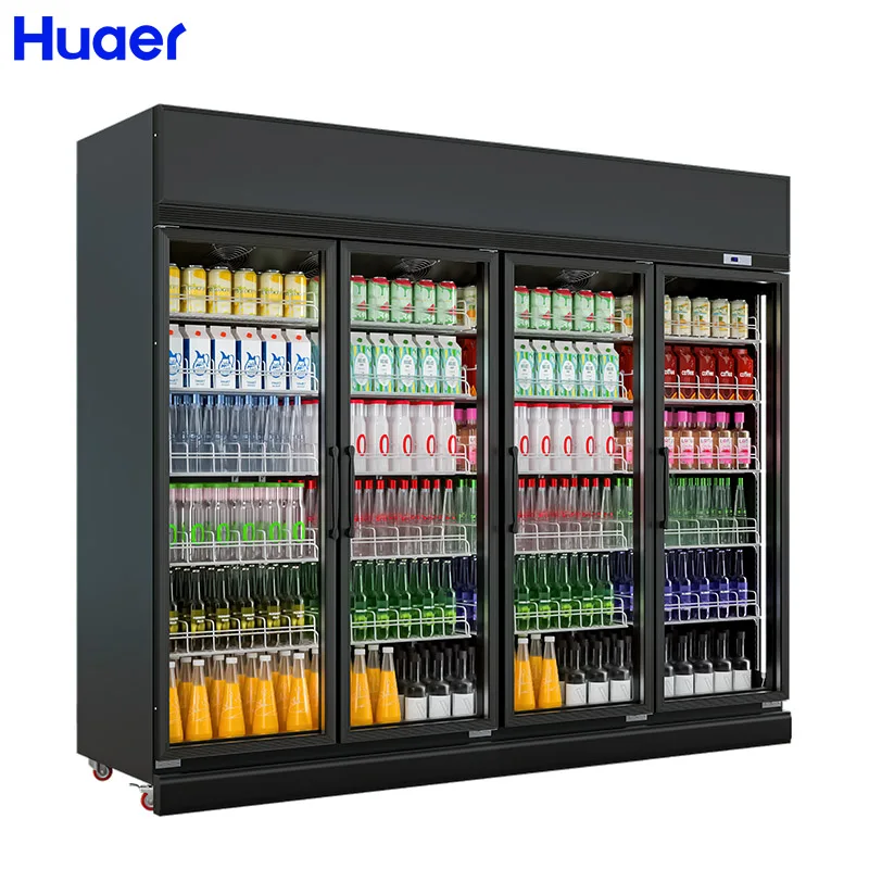 Chinese supermarket remote used display professional refrigerator