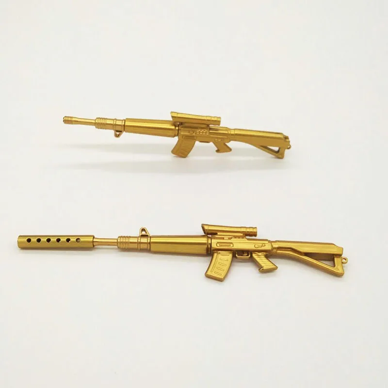 Promotional Creative Simulation Machine Gun Gel Pen With Writing Black Ink Or Blue Refill For Student Stationery Gift